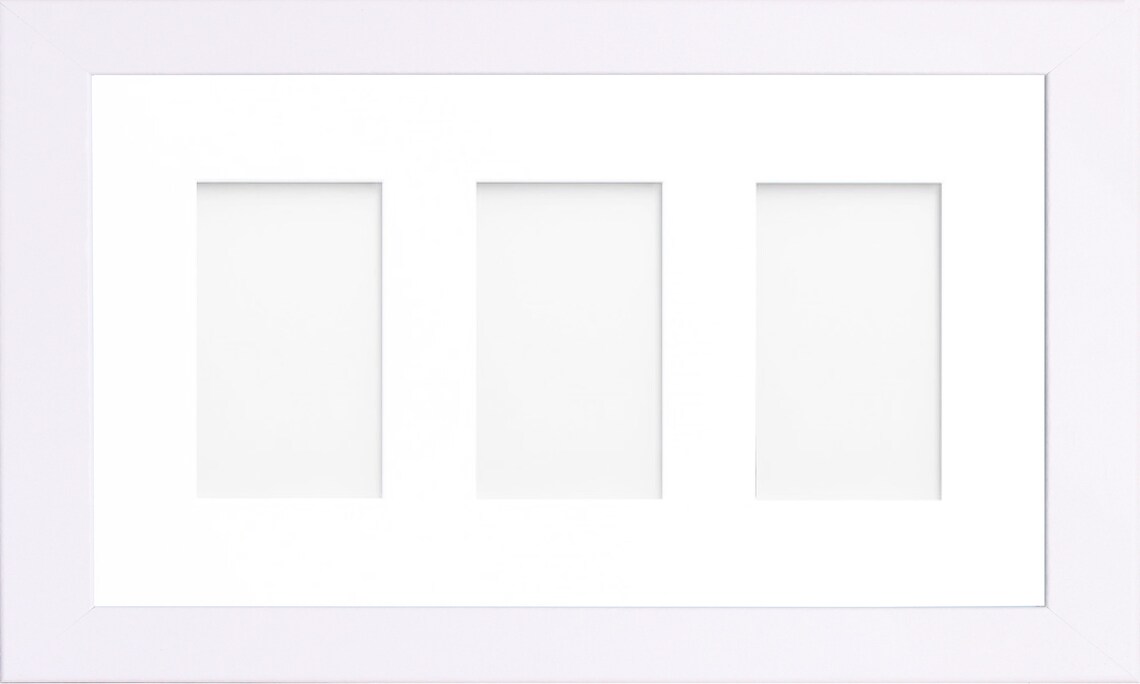 White Multi Aperture Photo Picture Frame Multi Photos Mount Etsy UK