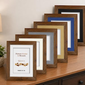 Handmade Photo Frame Poster Picture Frames With Multiple Mounts Wall Art Wedding Gifts Home Decor Gallery Wall Image Display A1 A2 A3 A4 A5