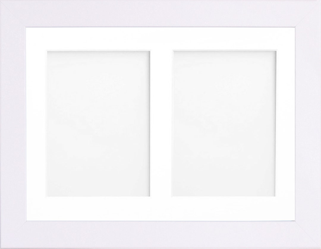 White Multi Aperture Photo Picture Frame Multi Photos Mount With Choice