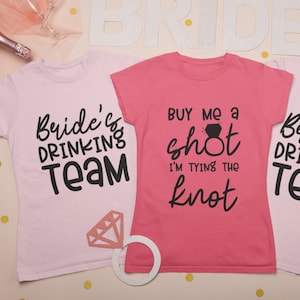 Kaufen Sie Me a Shot SV & PNG, Braut trinkendes Team Bundle Bachelorette Party Shirts Brautdusche Cricut Cut Dateien Sublimation digitaler Download