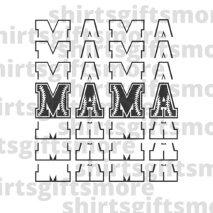 Ballpark Mama SVG & PNG, Baseball Mama SVG, Spielball SVG, Baseball SVG, Softball SVG, Sublimationsdesign, Sport Mama Png, digitaler Download