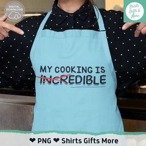 Mi cocina es increíble png, diseño de chef para camisetas, archivos PNG de corte para delantales, diseños de cocina divertidos, png comestible, archivo POD de descarga digital