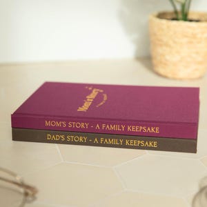 Mom's Story Keepsake Journal: Linen Cover Memory Book with Prompts image 11