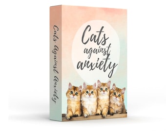 Cats Against Anxiety Cards: 52 CBT Mindfulness Messages