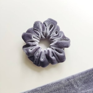 Velvet hairband with wire inside to tie yourself espresso Bild 8