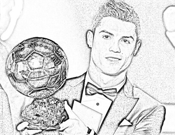 Messi and Ronaldo Reunion Illustration