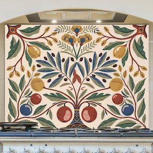 Tempered Glass Kitchen Backsplash: 5/32" Heat & Scratch Resistant