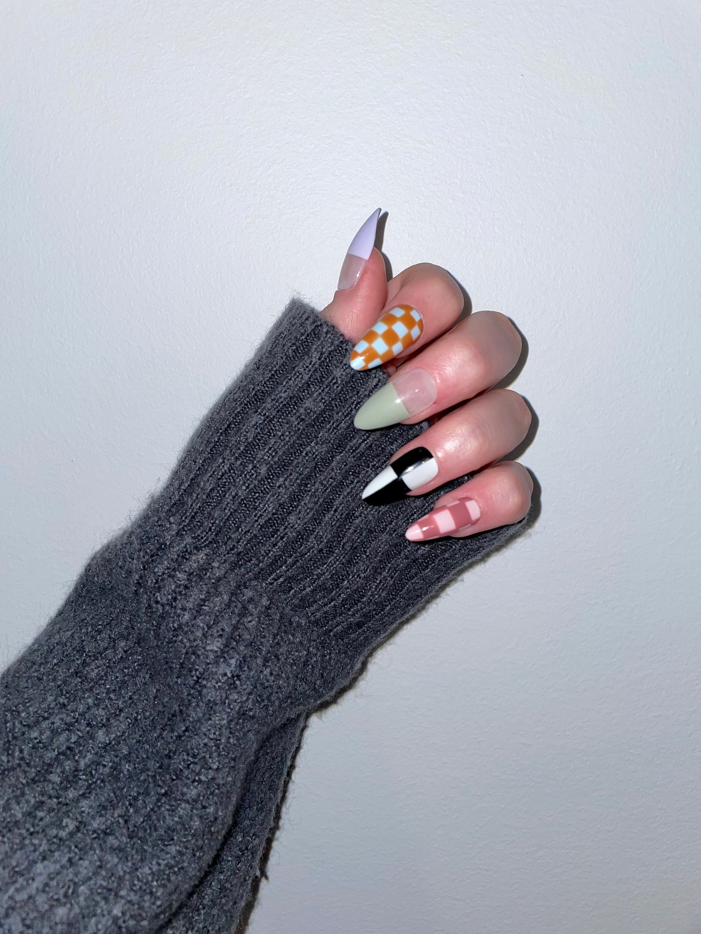 Preppy Nails - Etsy
