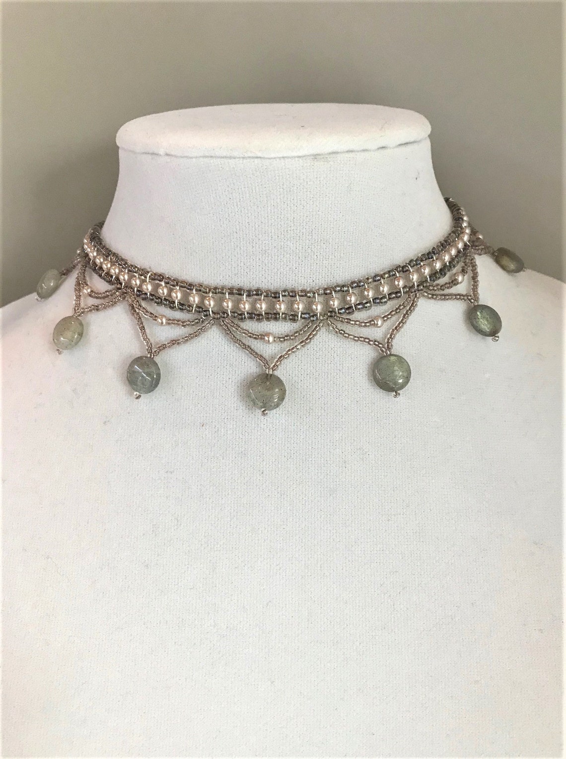 Made to Order Delicate Beaded Necklace or Anklet - Etsy