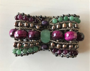 Statement Edelstein Armband
