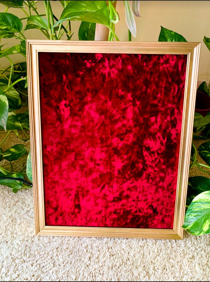 Colored Velvet Handmade Pin Display Board 8x10 or 11x14 | Etsy