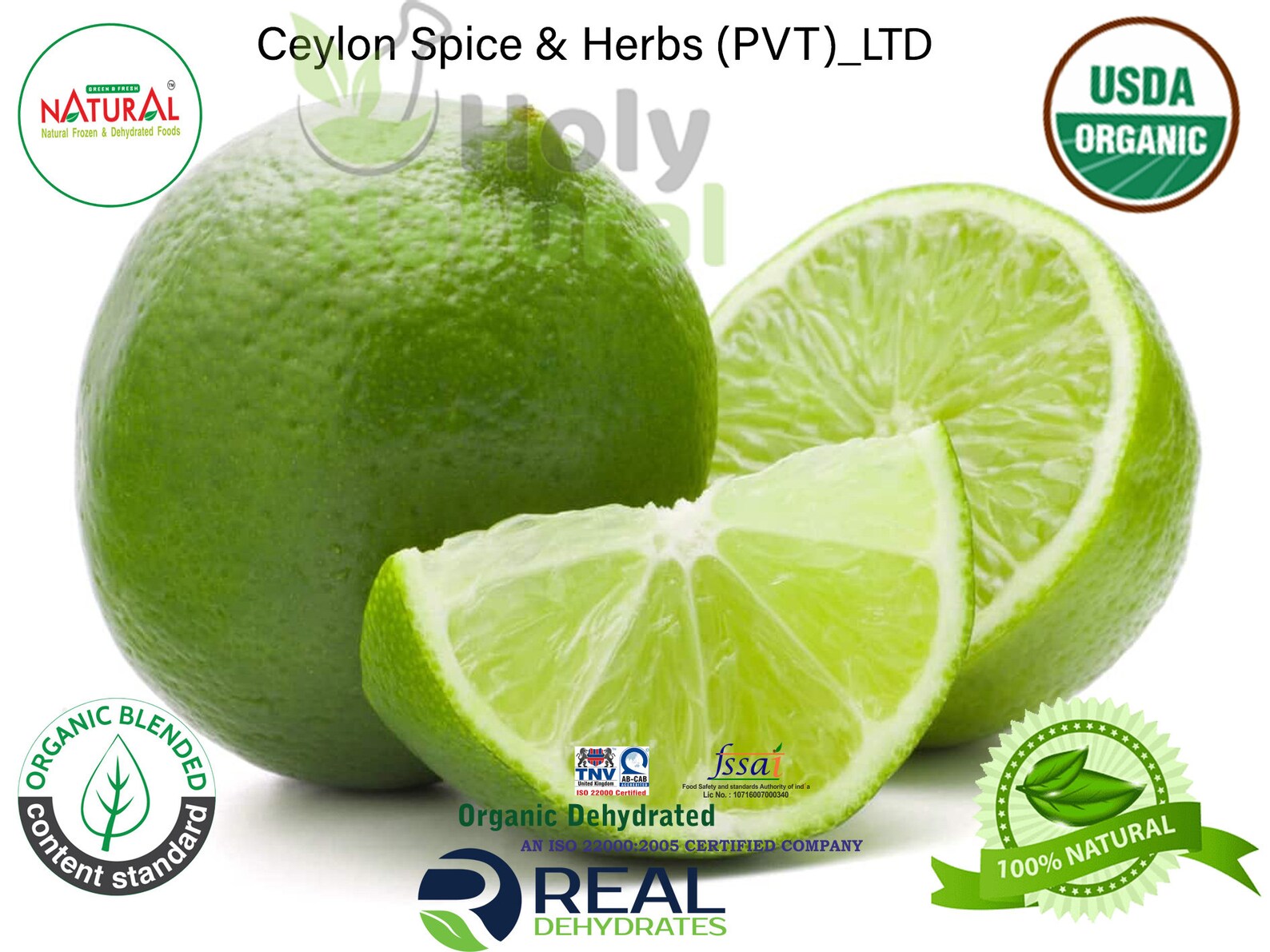 Organic Limes Dehydrated Fresh Lime Slices teafruit Etsy