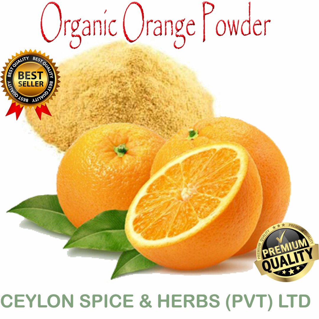 Orange Powder, 1 KG BULK Orange Fruit Powder, Freshly Picked
