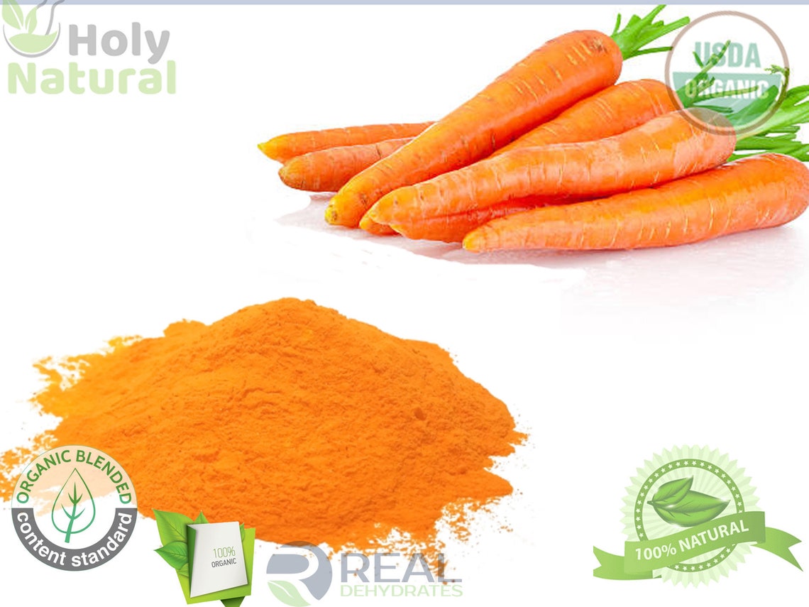 Organic Carrot Powder 50 100 250g organic Super food Etsy