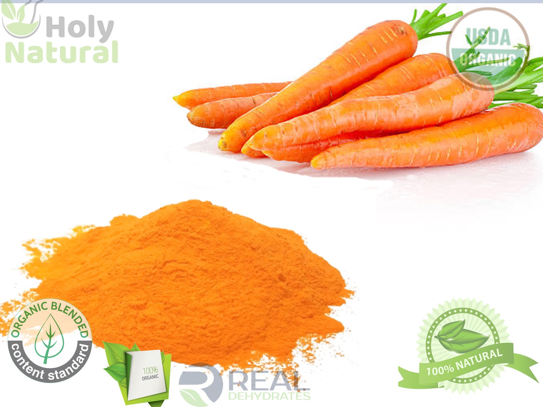Organic Carrot Powder 50 100 250g organic Super food Etsy