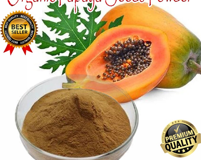 Dried Papaya Seeds Powder Herbal for Health 100 Organic NON Etsy