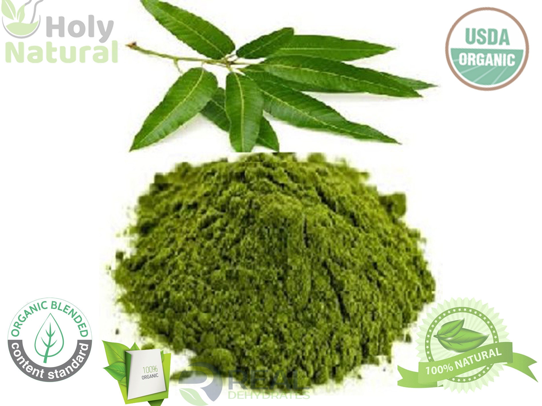 Mango Leaf Powder Organic Leaf Powder 100 Natural Air Etsy