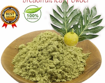 Breadfruit Leaf Powder ,Breadfruit Leaves Artocarpus Altilis Organic WildCrafted ,Freshly made To order