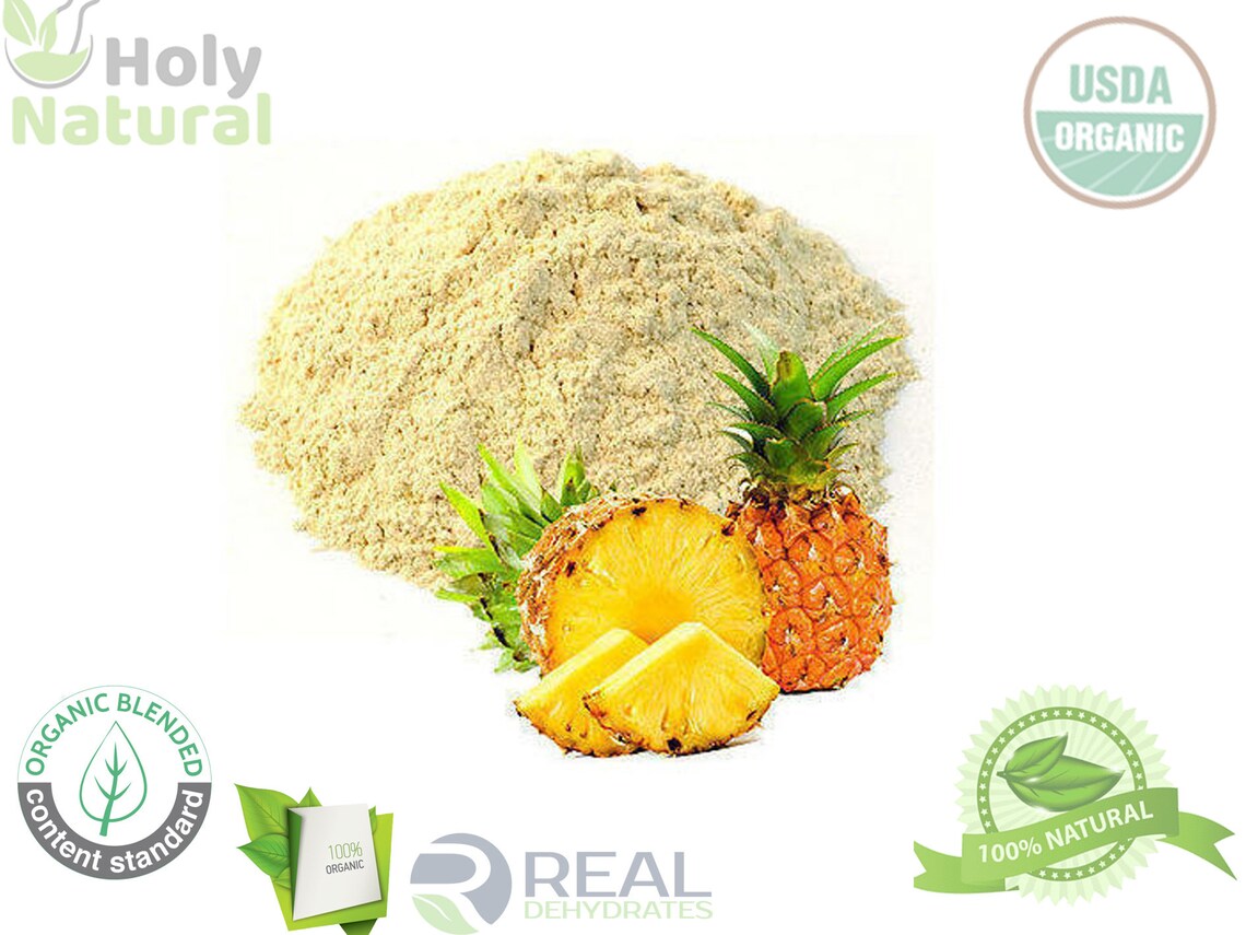 Pineapple Extract Powder 50 100 250g Organic Super Food Etsy UK