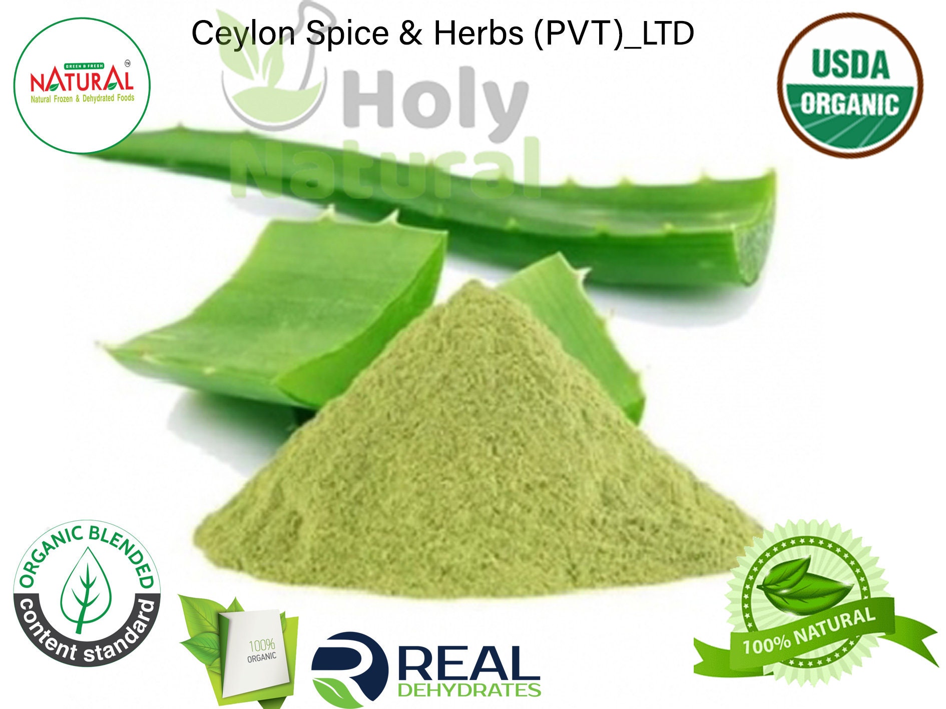 Organic Aloe Vera Leaf Powder Natural Hair & Skincare Etsy