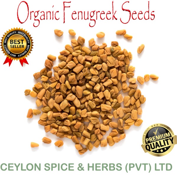 Fenugreek Seed, 3KG BULK Methi Whole Dried Seeds, Fenogreco Trigonella Foenum Graecum ,Kosher, USDA Certified