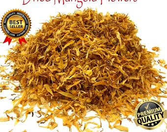 Marigold Flowers, agetes Erecta ,500g Bulk, Calendula Officinalis ,Organic Dried Bulk Herb Natural Air Dried