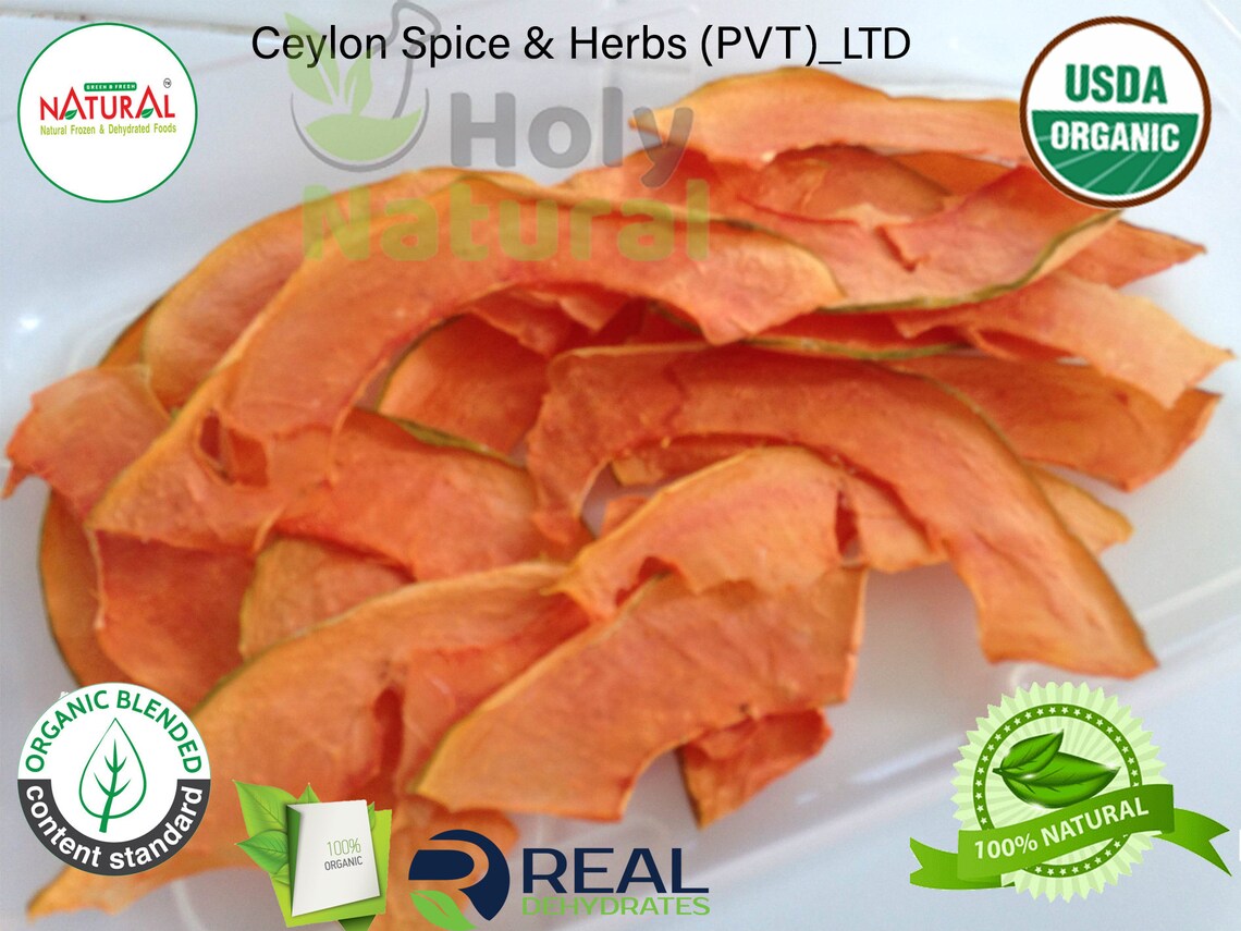 Red Royal Papaya Dehydrated / Dried Papaya 100 Natural Etsy