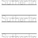 Custom Name Tracing Worksheet, Personalized Handwriting Practice ...