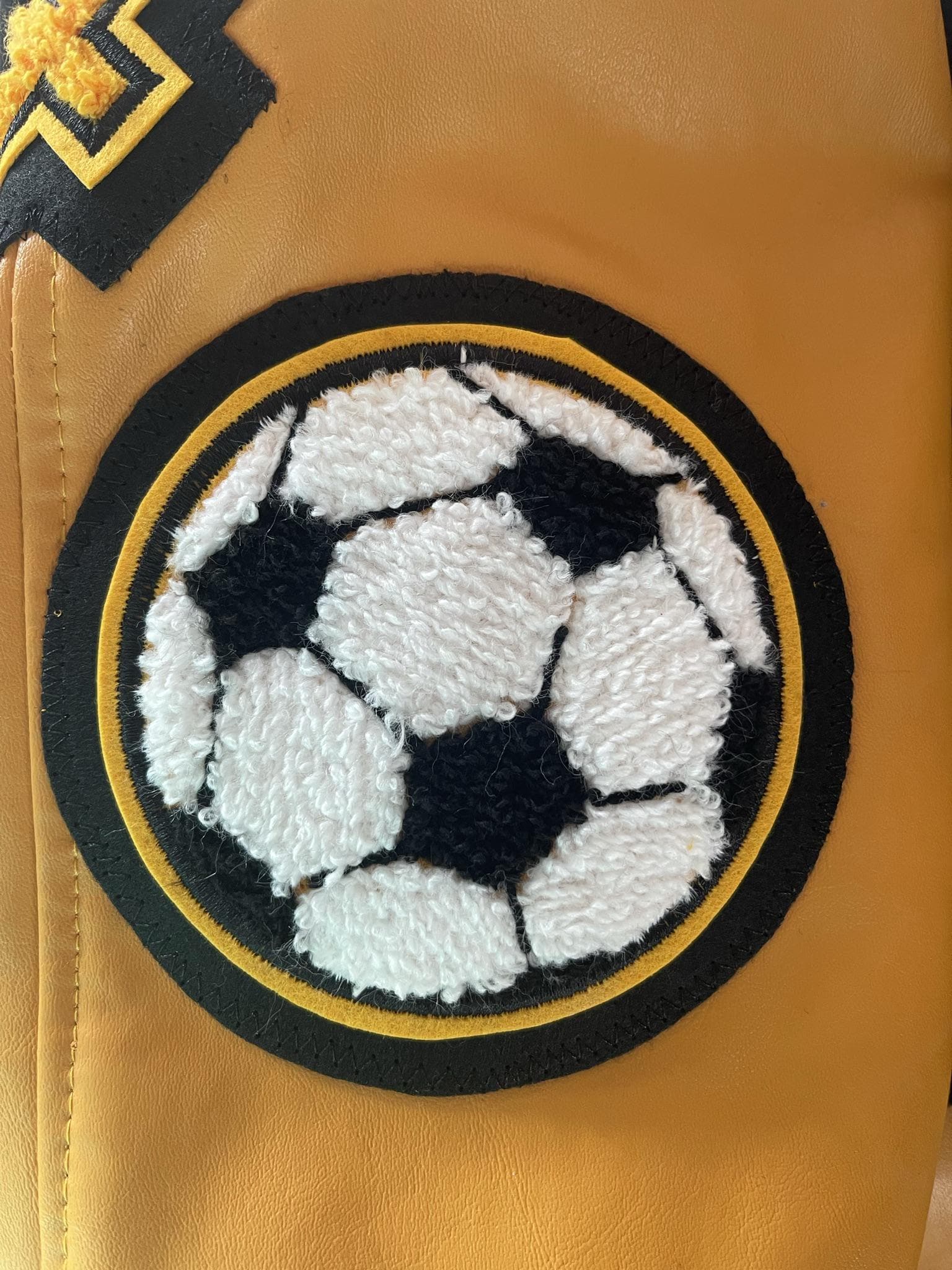 Customizable Soccer Patch: School Colors, Glitter, Rhinestones Option ...