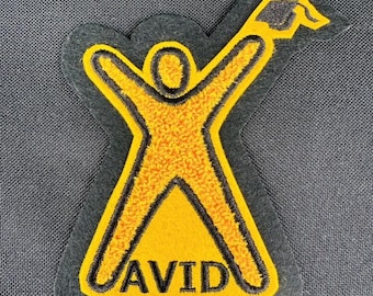 Anpassad AVID-lapp: Skolfärger, glitter, strassalternativ