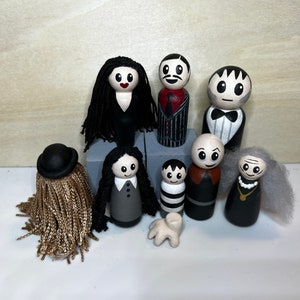 The Addams Family Peg Doll Parody