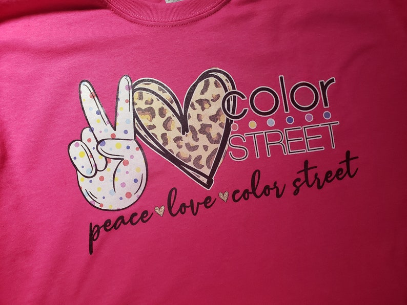 peace love color street screen print