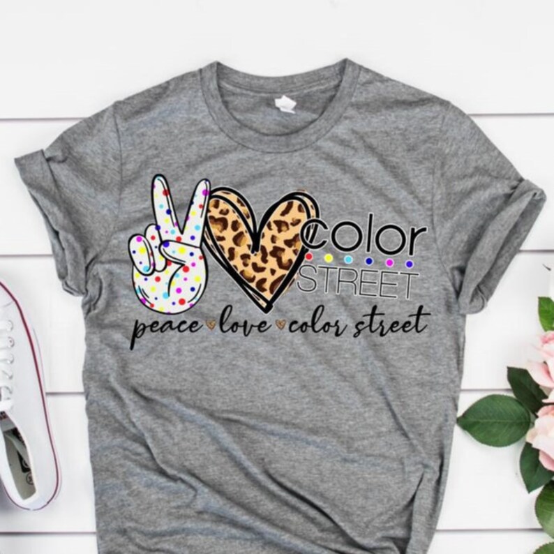 peace love color street screen print