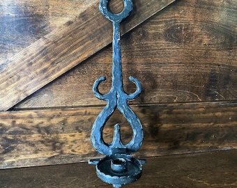 Vintage candle sconce, gothic home decor, gothic wall candle decor, dungeon decor