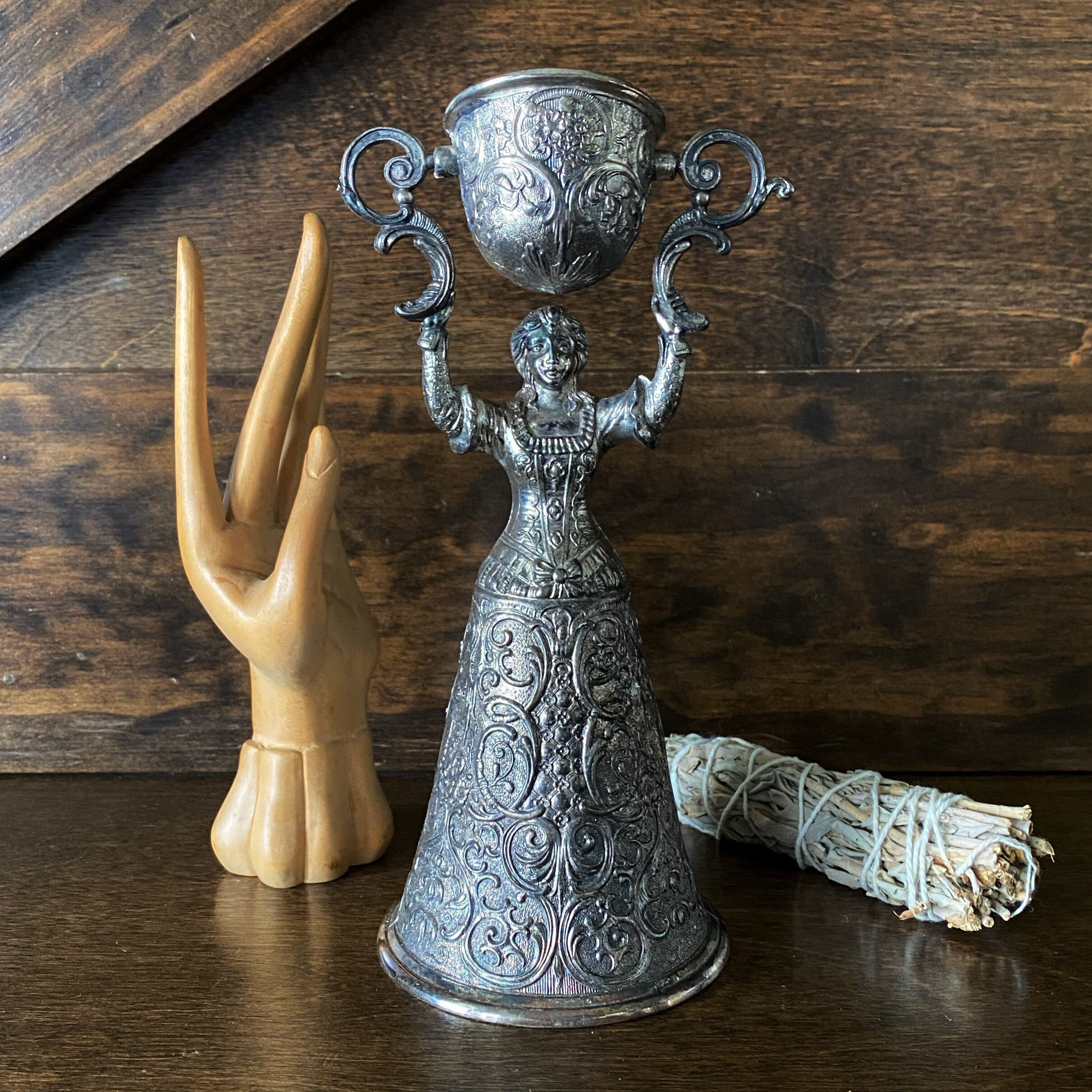 silver wedding chalice