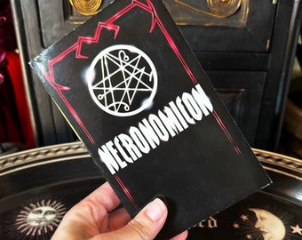 Necronomicon paperback book, vintage occult book, copyright 1977