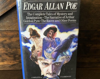 Vintage Edgar Allan Poe Hardcover: Complete Tales, Mystery & Imagination