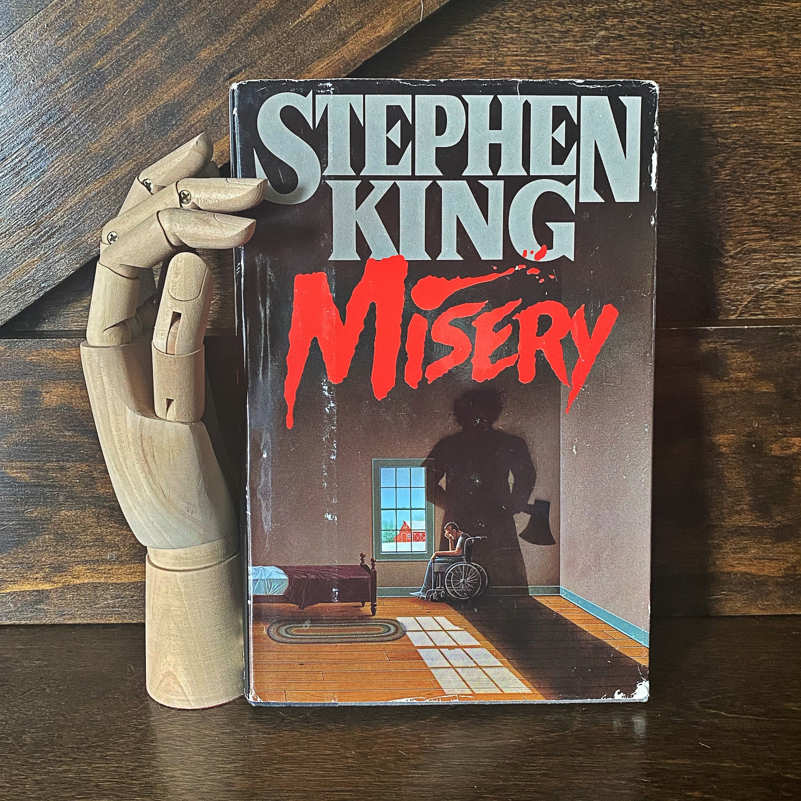 Misery Stephen King 1st EDITION hardcover copyright 1987 Etsy