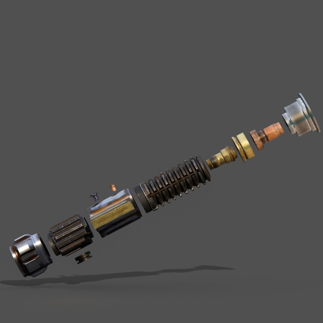 Obi Wan Kenobi Lightsaber STL Files for SLA 3D Printing Etsy