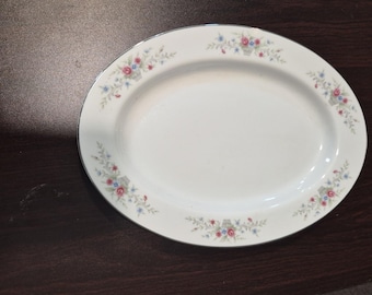 Florenteen Fine China Fantasia Platter Made in Japan Mid Century Vintage