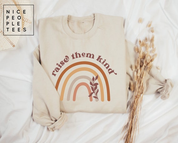 Raise Them Kind Sweatshirt Mama Sweatshirt Gift for Mom Mom Tee Raising Kind Humans Retro Mama Sweatshirt Mothers Day Gift Be Kind Etsy