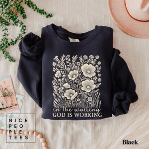 Comfort Colors Christian Sweatshirt: Retro Bible Verse Faith Tee