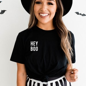Hey Boo shirt, Boo Y&#39;all, Halloween Shirt, Fall Shirt, Cute Fall Shirt, Women&#39;s Halloween Shirt, Autumn, Fall, Halloween, Boo, Hey Boo