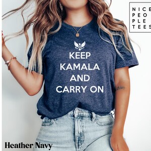 Kamala shirt, Kamala Harris 2024 T-Shirt, Keep Kamala and Carry On shirt,  Madam President Harris TShirt, Democrat Shirt, Comma-La T-Shirt