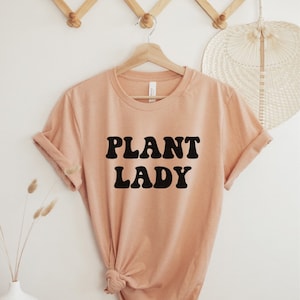 PLANT LADY shirt, Retro Plant t-shirt, Plant Mama, Gardener shirt, Plant Lover Gift, Just One More shirt, Plant Mom Shirt, retro plants tee