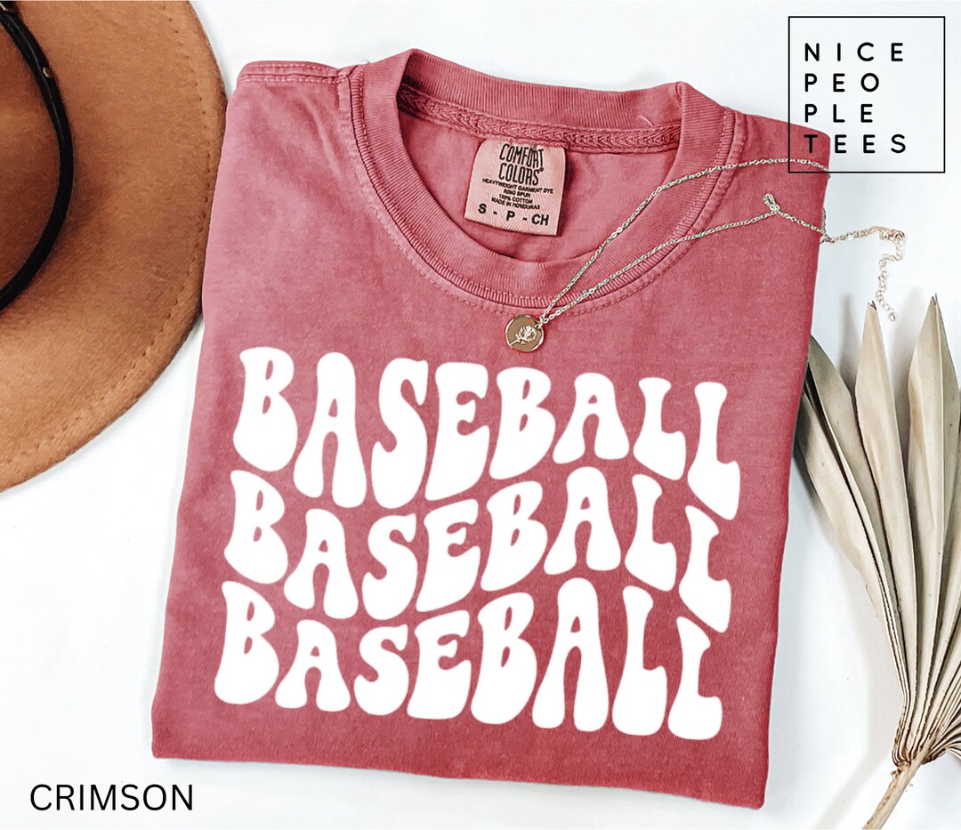 Baseball Comfort Colors T-shirt, Cute Baseball Tee, Baseball Comfort ...