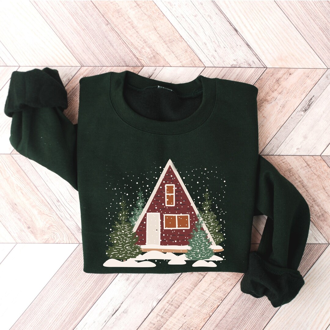 INFITTY Women Merry Christmas Sweatshirts Graphic X-mas Off Shoulder