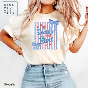 Retro 4th of July Comfort Colors Shirt: Patriotic USA Tee