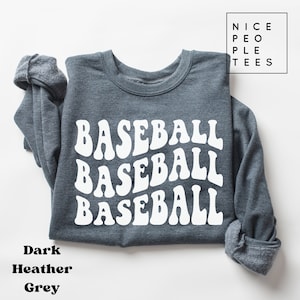 Baseball Sweatshirt, Baseball Mom sweatshirt, Baseball Dad Shirt,Game Day sweatshirt, Baseball Shirt, Baseball Birthday Party, Baseball Mugs