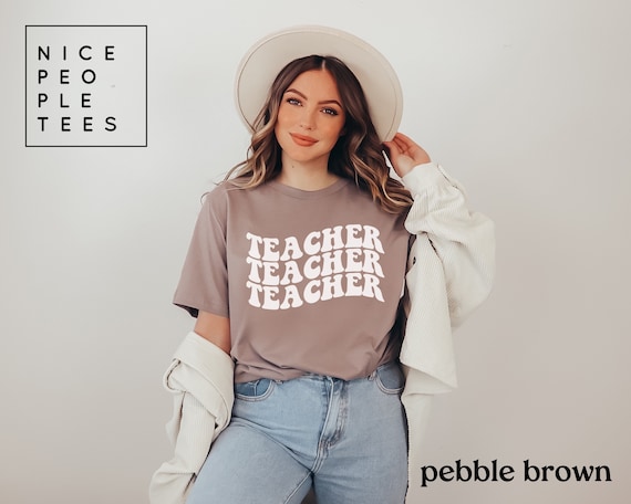 Teacher Shirt. Retro Style T-Shirt For Teachers Teacher Shirt. Retro Style T-Shirt For Teachers